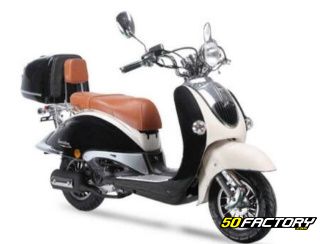 Technical sheet of the Neco scooter Borsalino Due 125cc 4T